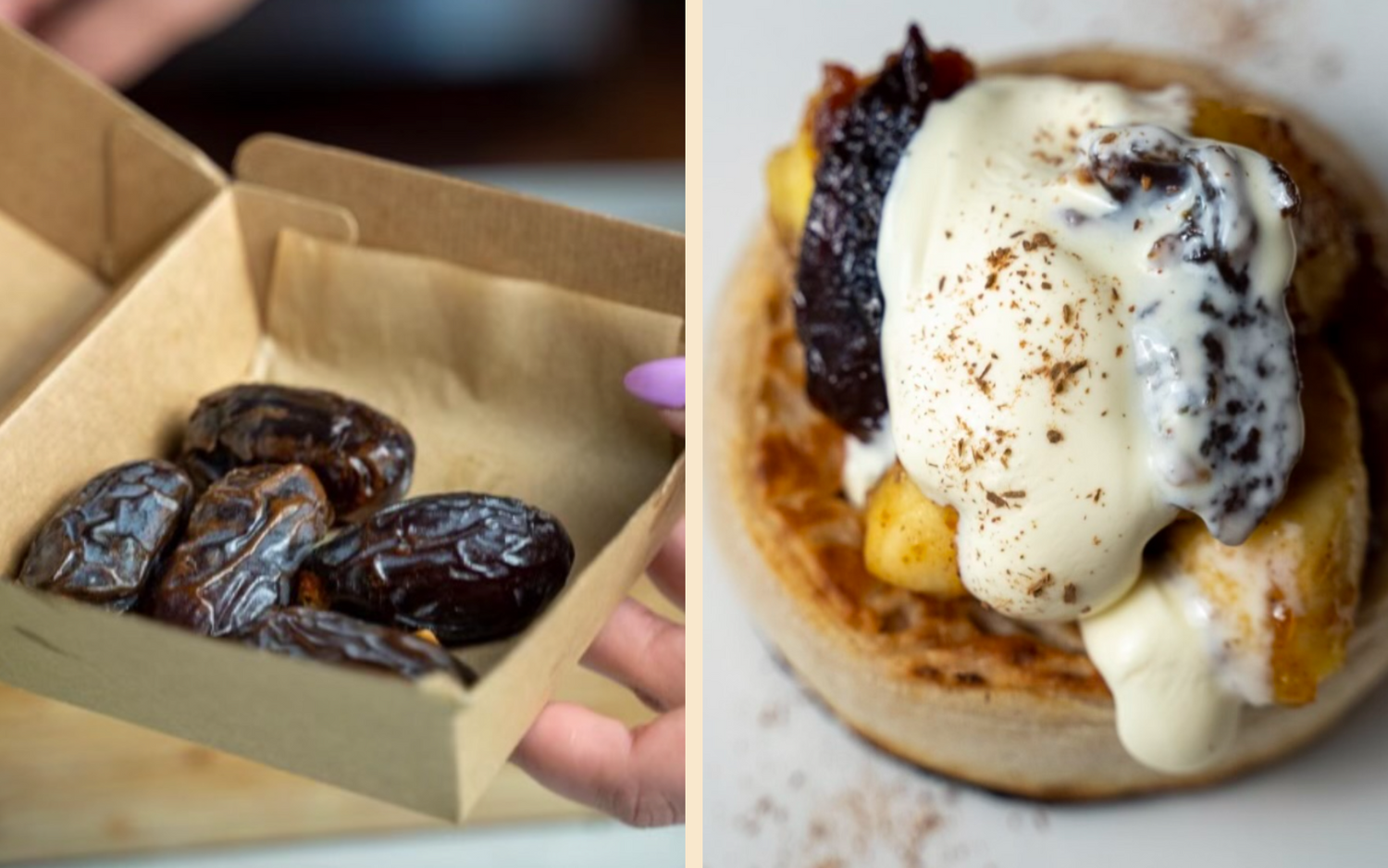 Caramelised Date & Banana Sourdough Crumpets