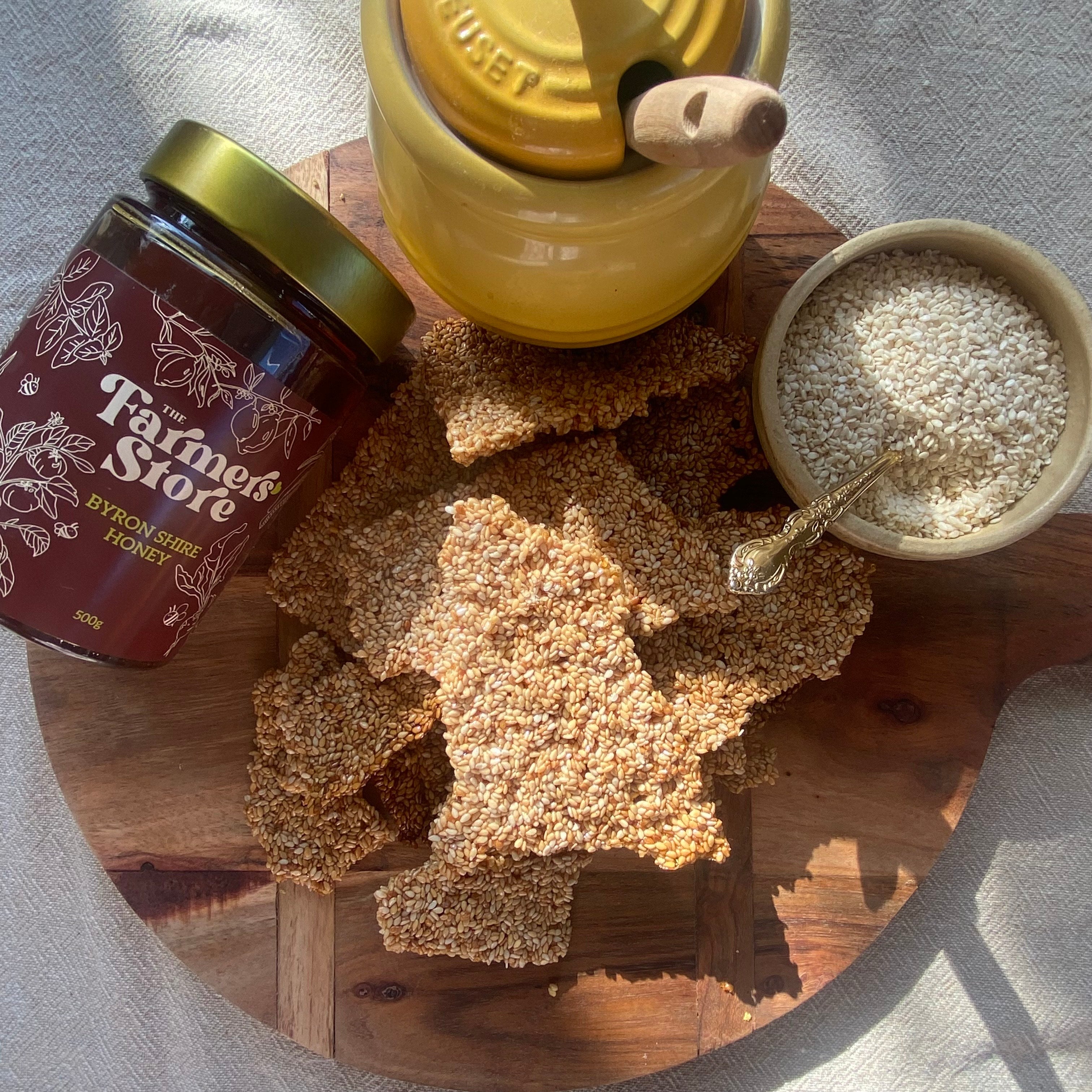 Sesame Snaps (The no-nonsense kind)