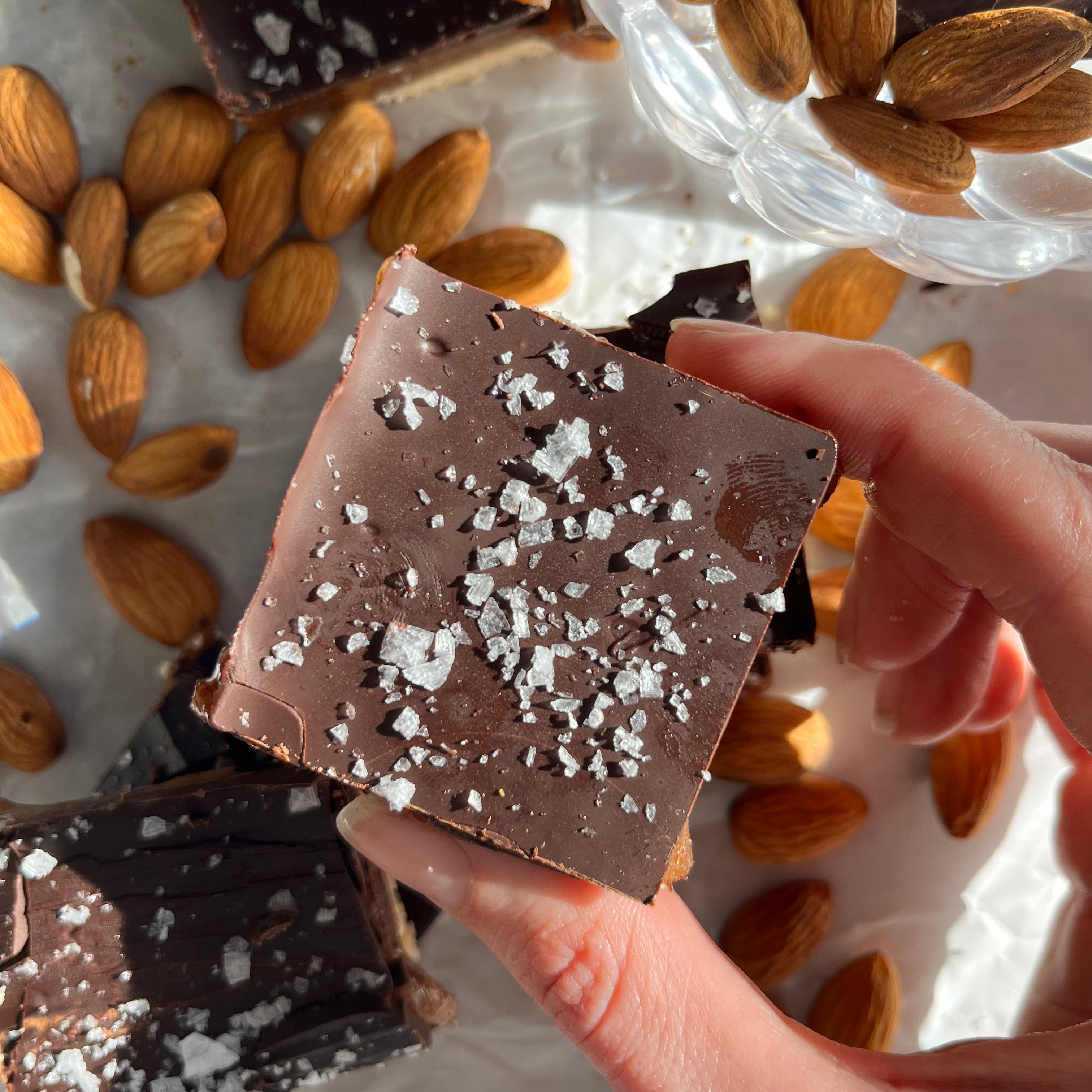 Miso Caramel Slice