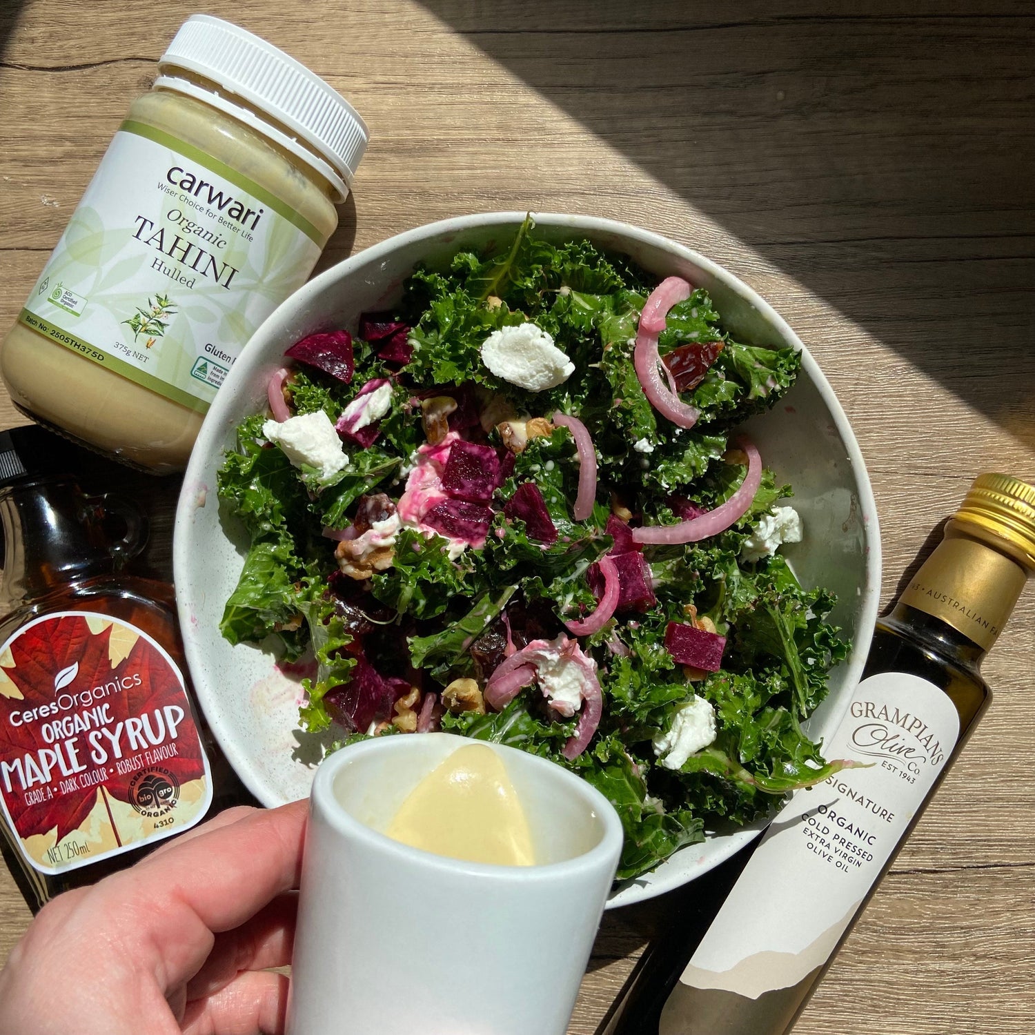 Saucy Kale Salad (try this if you don't like kale)