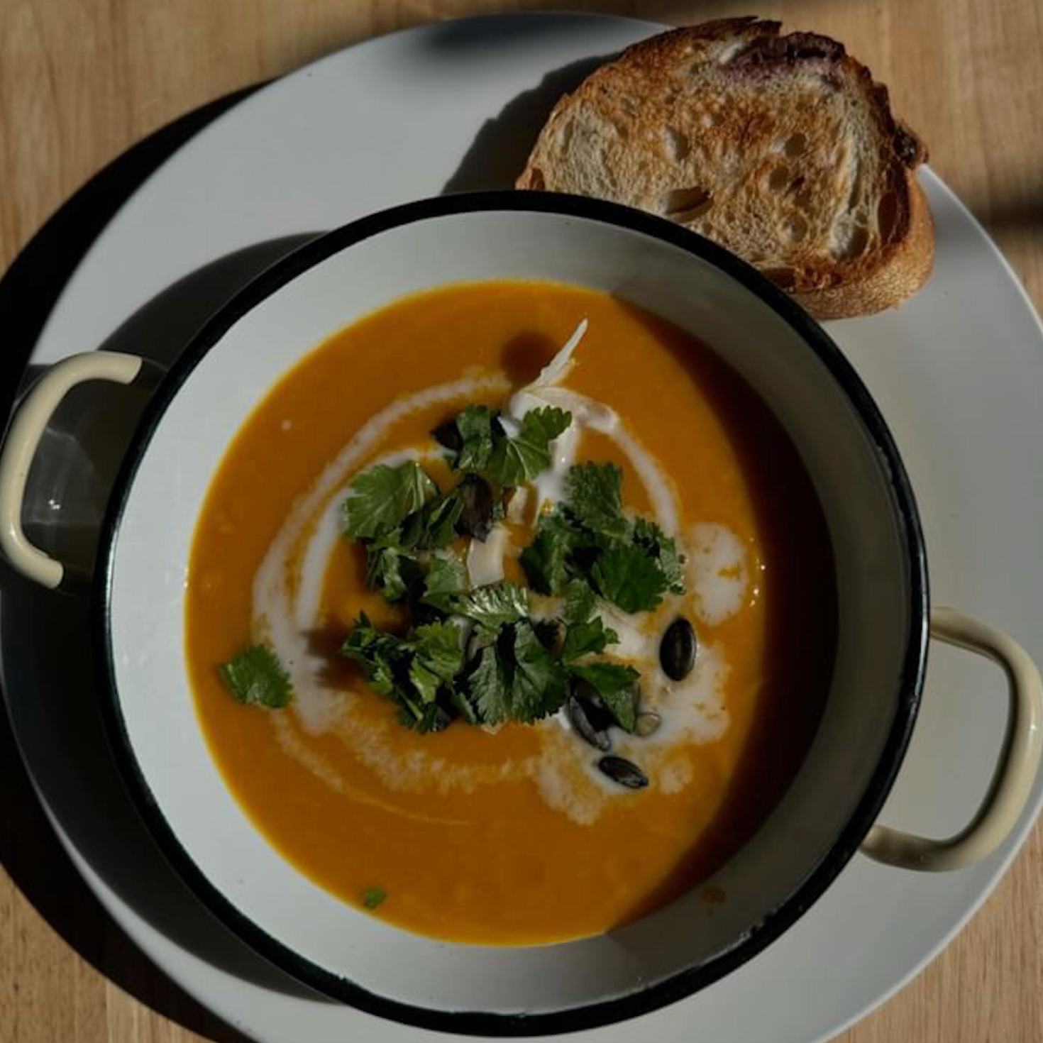 Ginger & Miso Pumpkin Soup