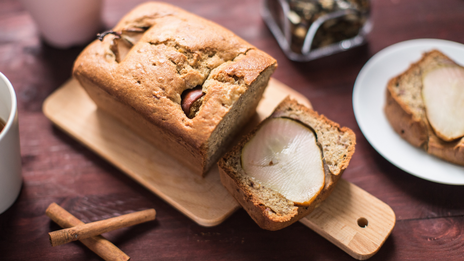 Simple Almond & Pear Bread (GF)