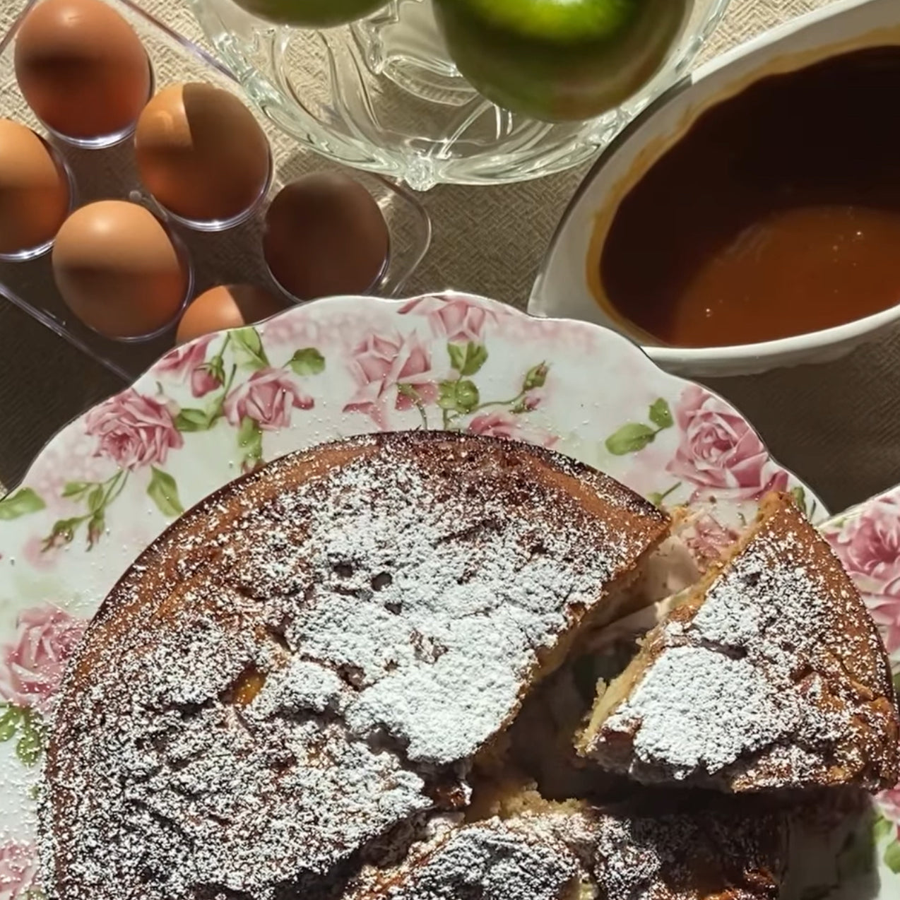 Miso Caramel Apple Cake