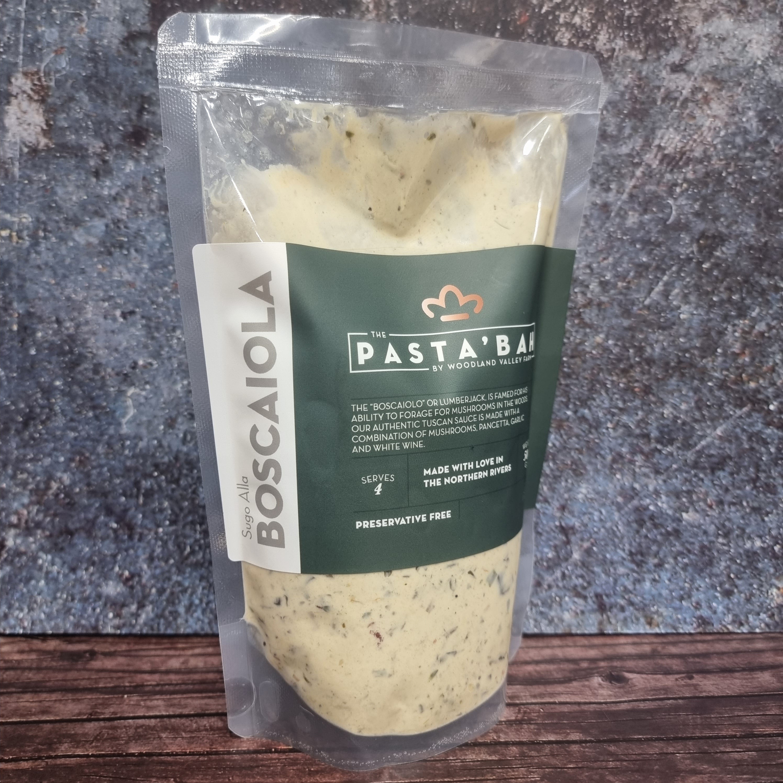 Boscaiola Pasta Sauce 500gm - LOCAL HANDMADE PASTA SAUCE