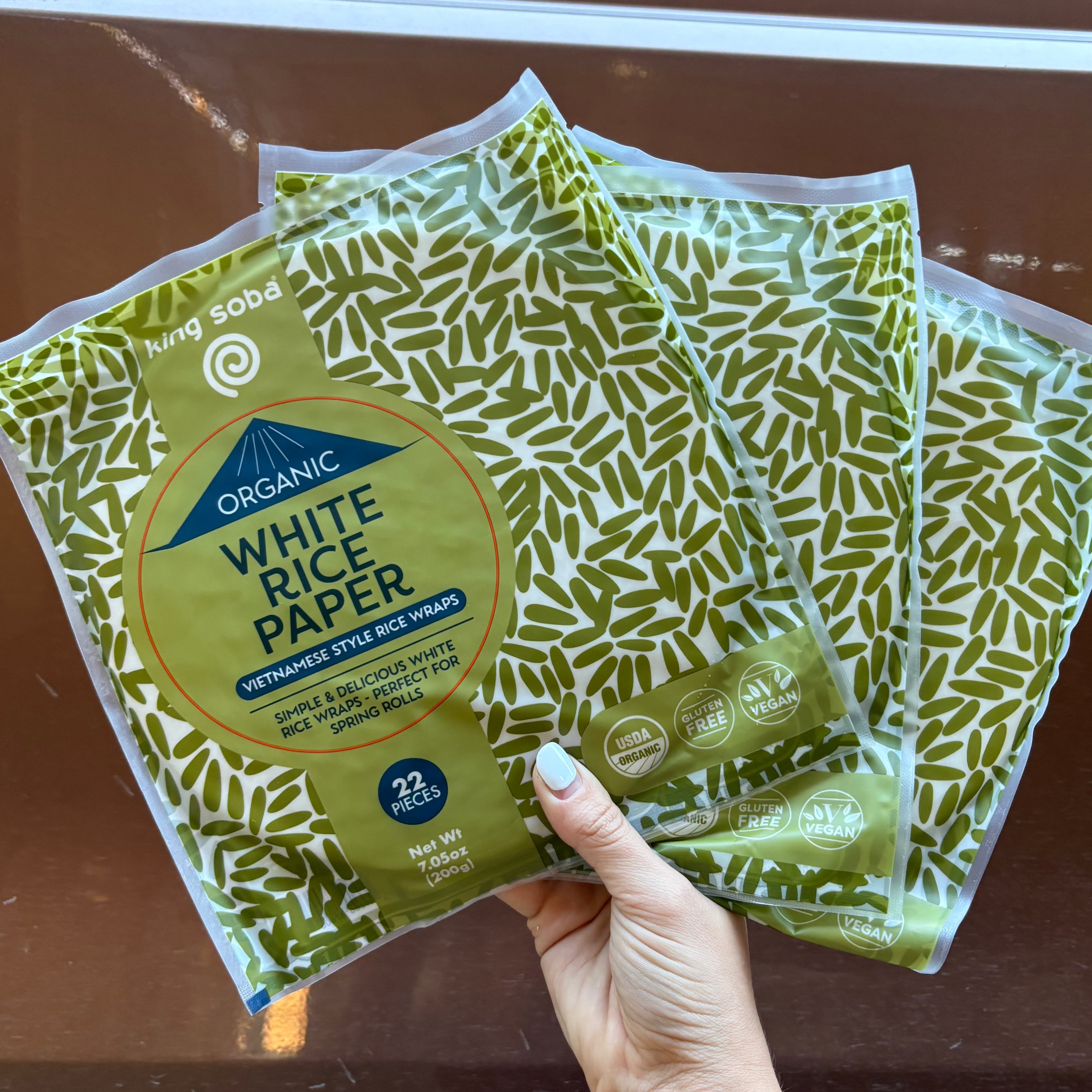 Organic White Rice Paper Wraps - King Soba Noodles