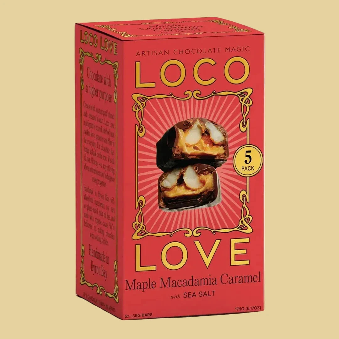 Maple Macadamia Caramel FIVE Pack - Loco Love