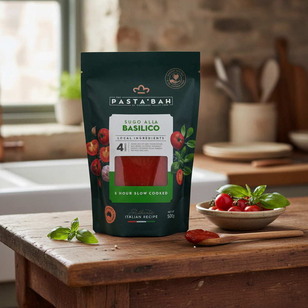 Basilico Pasta Sauce 500gm - LOCAL HANDMADE PASTA SAUCE