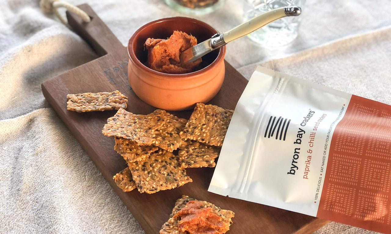 Byron Bay Crackers - (Mild) Paprika & Chilli 125g