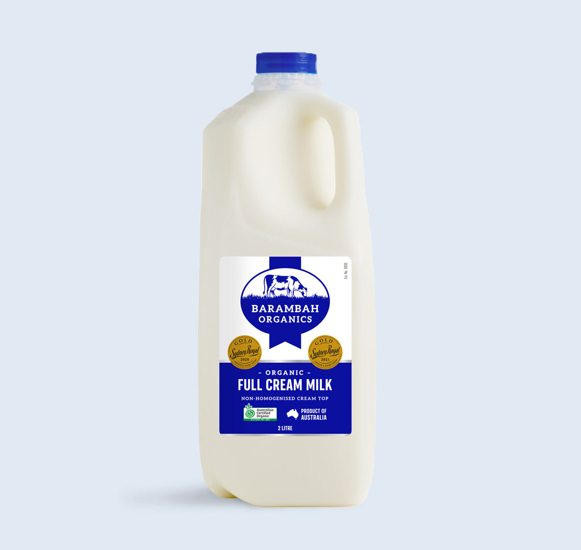 Milk 2 Litres - Organic Milk Barambah