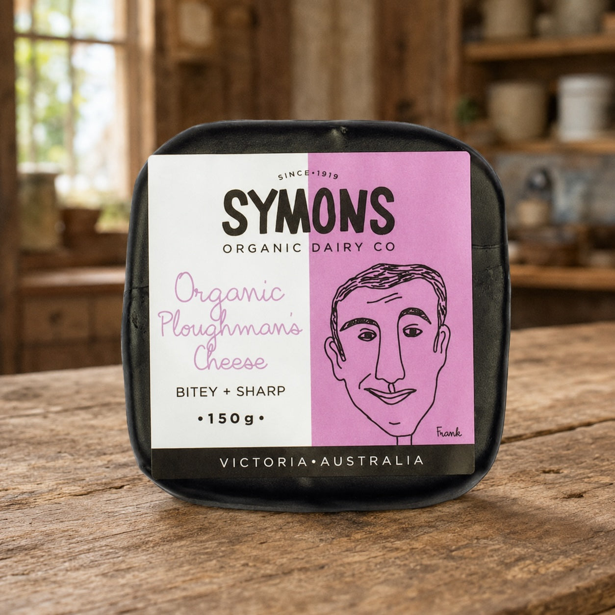 Orgnaic Cheddar Ploughman 150g - Symons - Bitey, Sharp and Creamy Cheddar