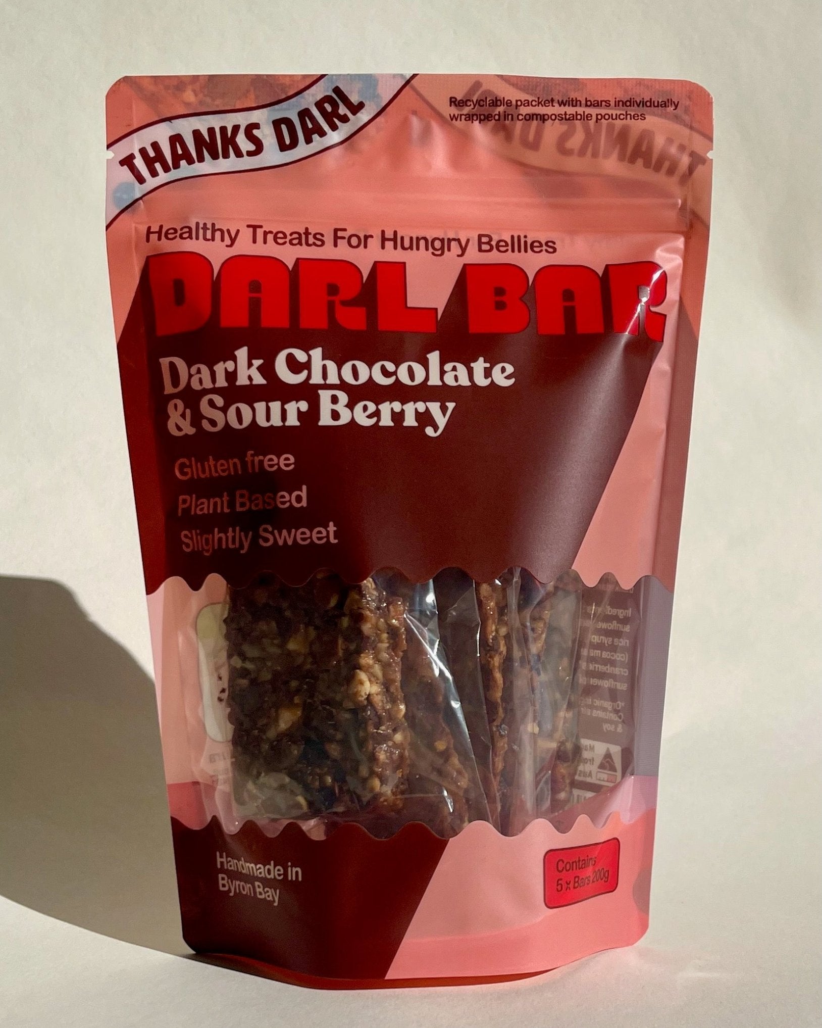 Darl Nut Bars - Dark Chocolate & Sour Berry