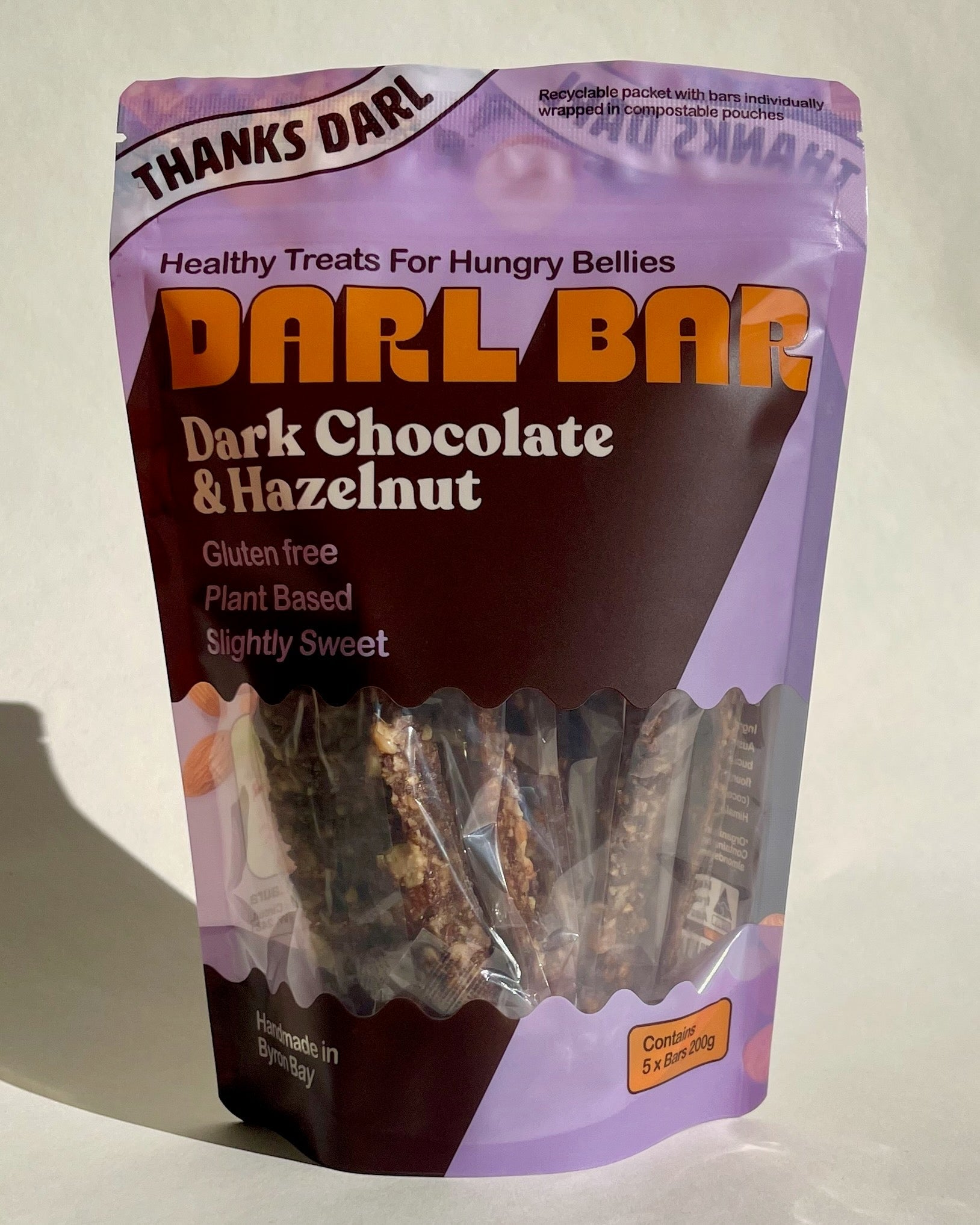 Darl Nut Bars - Hazelnut & Dark Chocolate