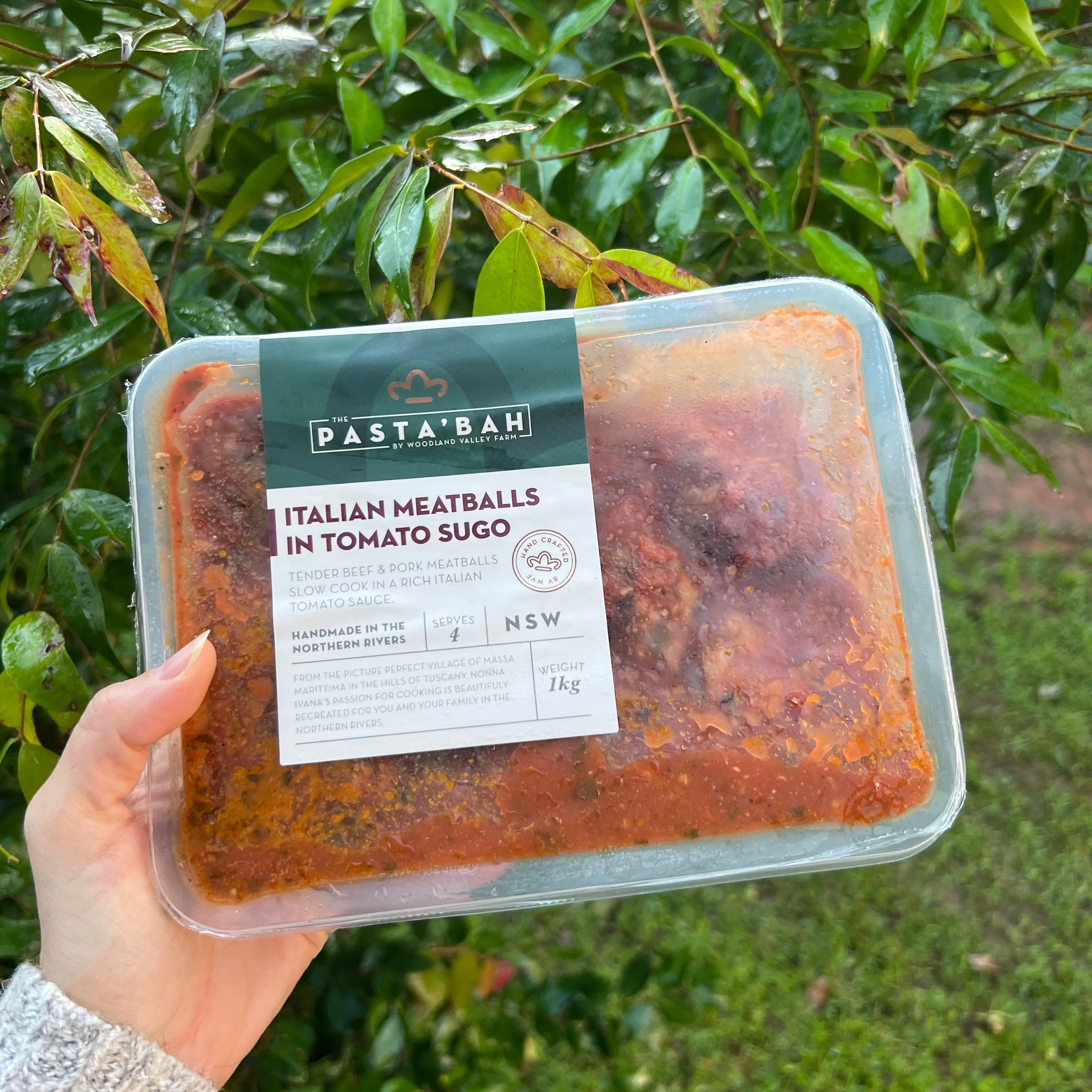 Meat Balls & Sugo 1kg - Local Handmade Pasta by The Pasta'bah