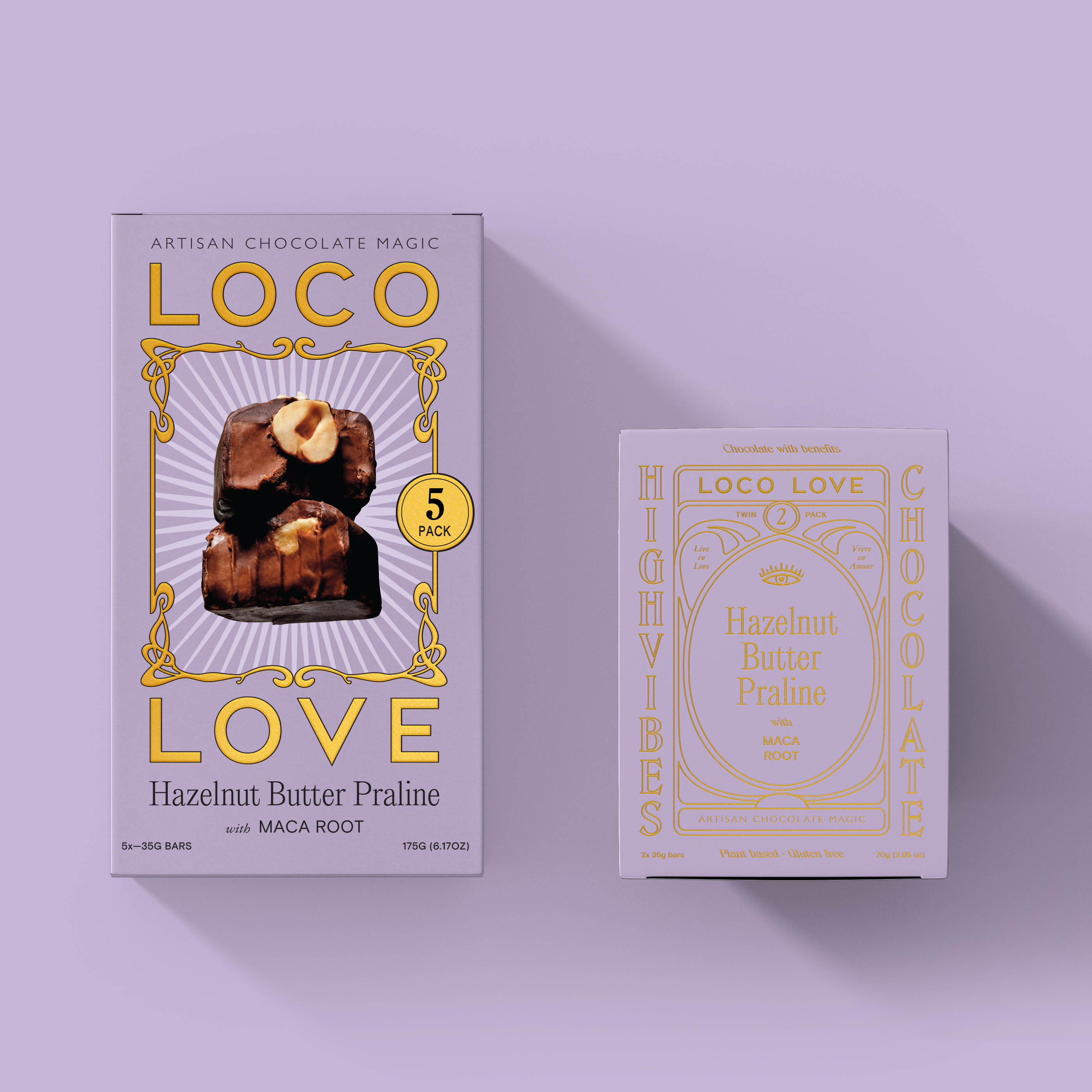 Hazelnut Butter Praline w/ Maca 5 Pack - Loco Love