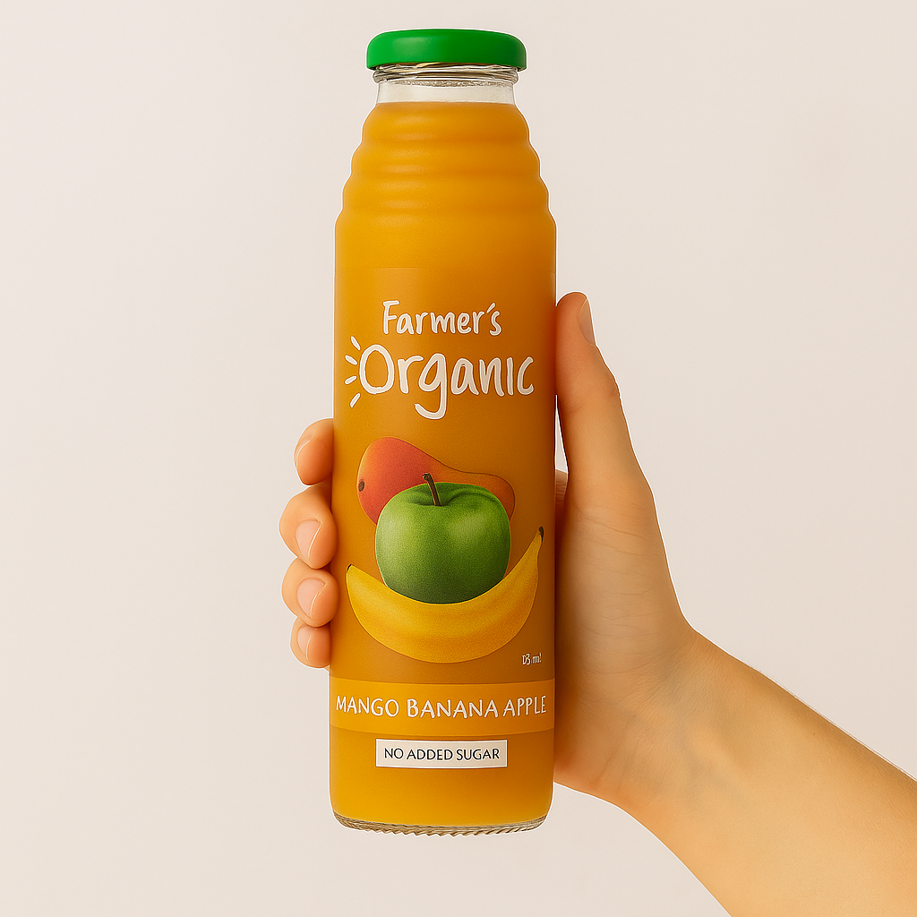 Mango, Banana and Apple - Farmer's Organic Juice 375ml