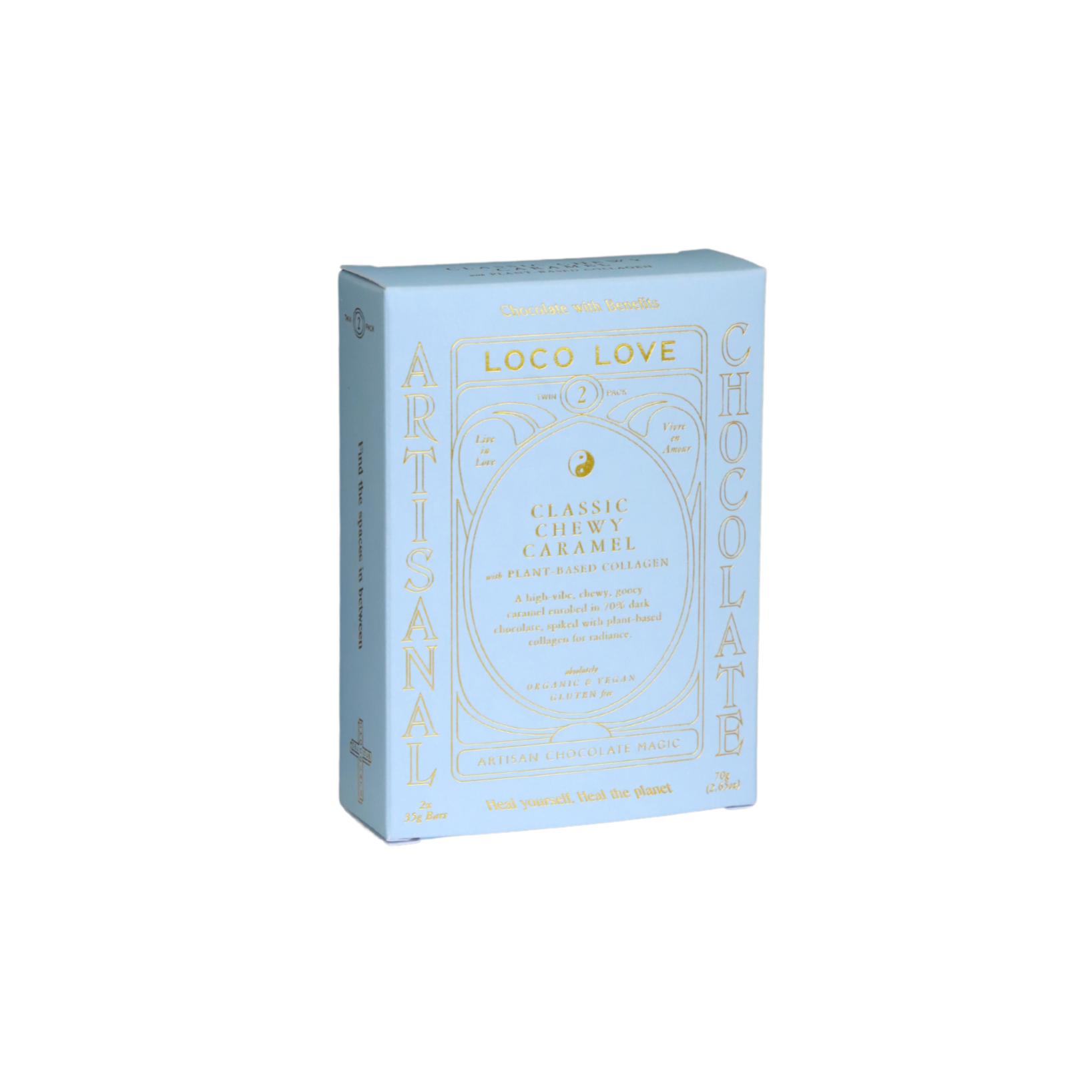 Classic Chewy Caramel w/ Vegan Collagen Twin Pack - Loco Love
