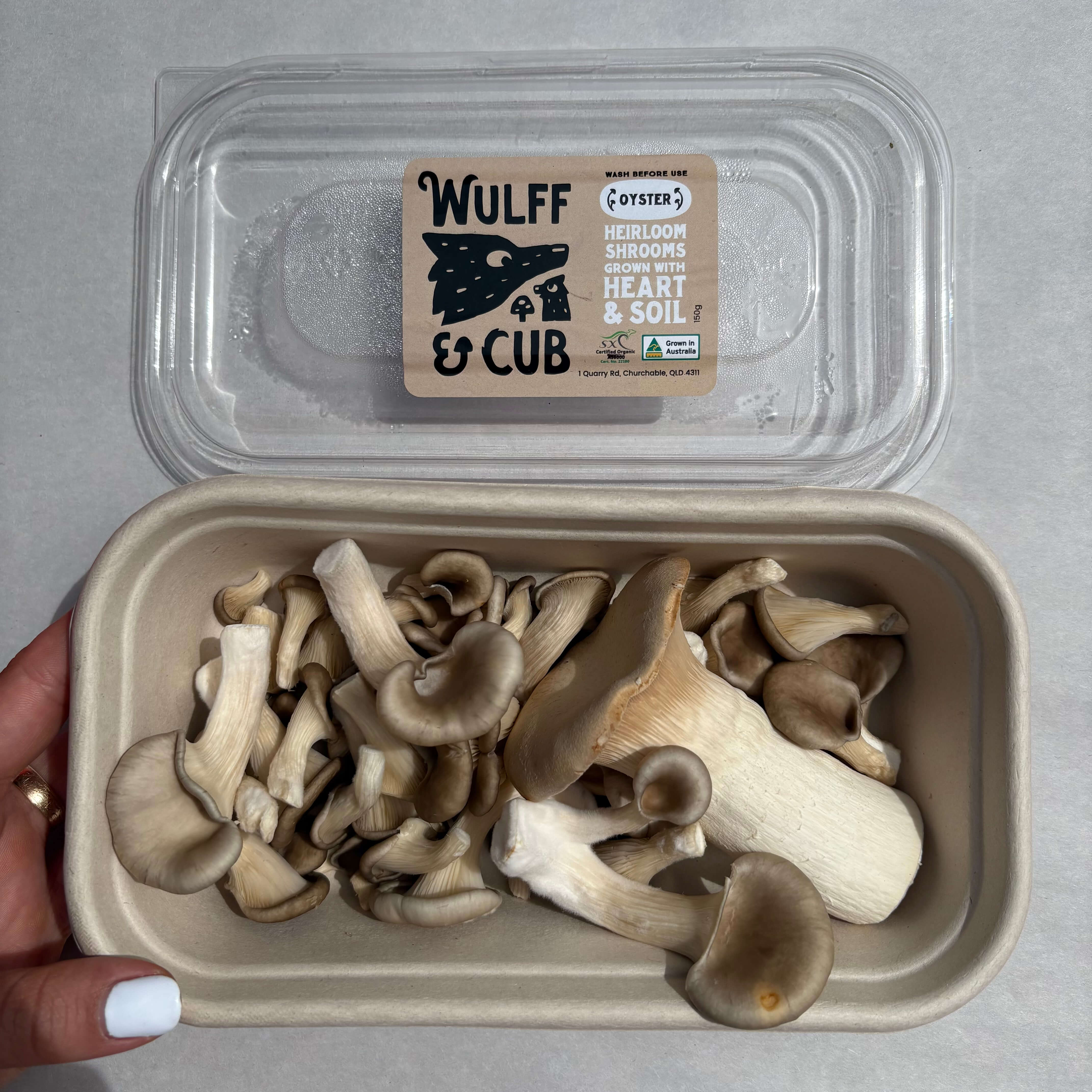 Mushrooms Organic Oyster Mushrooms 150g - Heirloom Variety