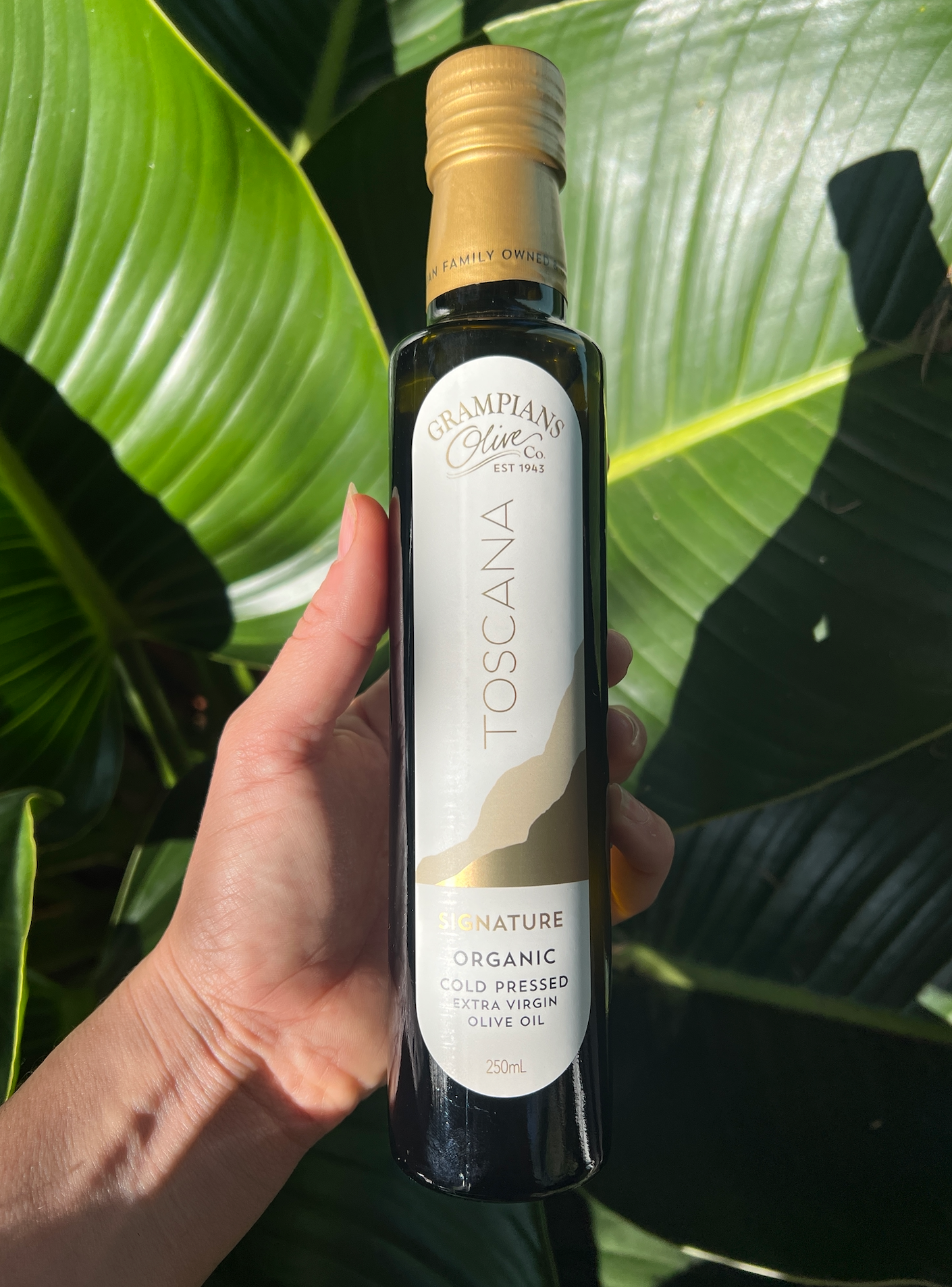 Organic Australian Extra Virgin Olive Oil 250ml - Grampian's
