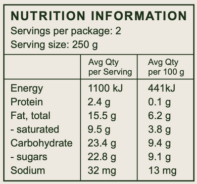 Apple Crumble Organic & GF - The Good Farm Shop (Serves 2 or more)