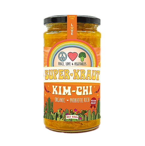 Kimchi Organic Superkraut 650g - Peace, Love & Vegetables