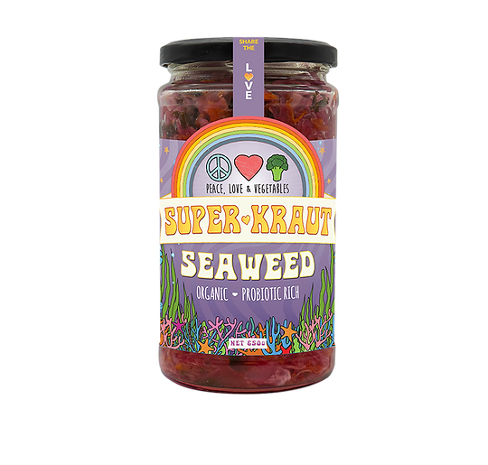 Organic Seaweed Superkraut 650g - Peace, Love & Vegetables