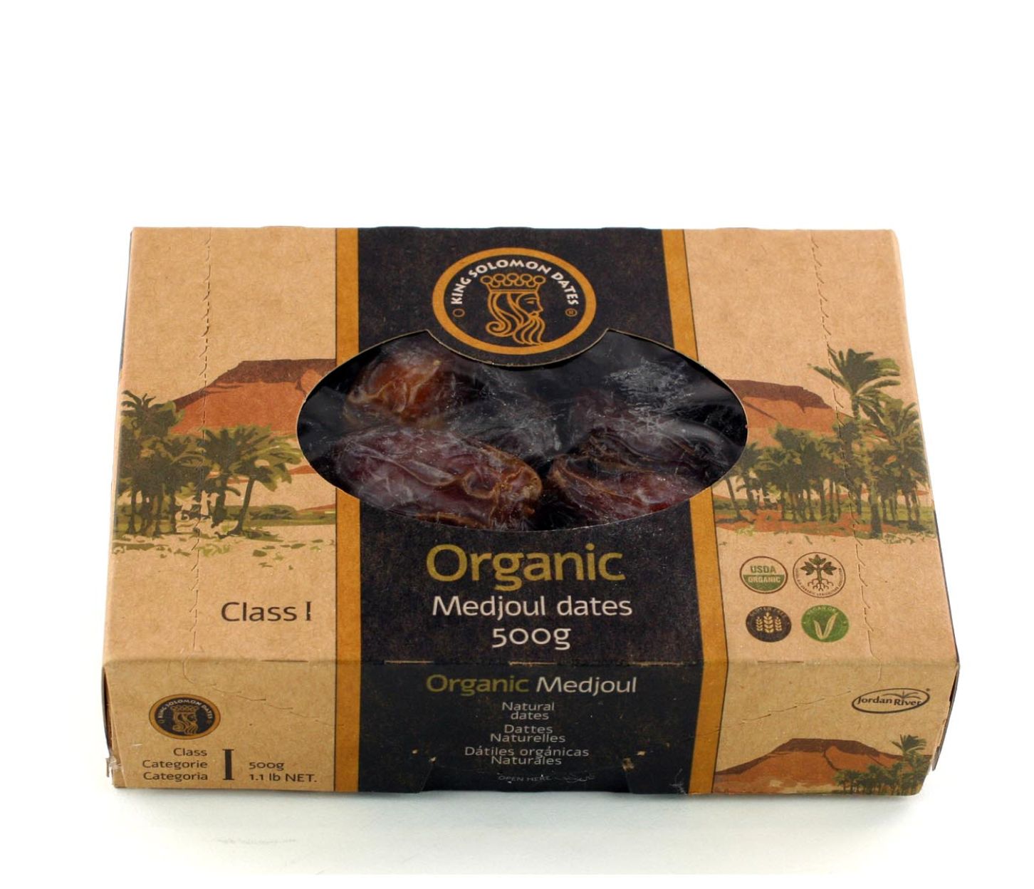 - Bagged Organic Medjool  Dates  - Fresh Organic Medjool Dates 500g