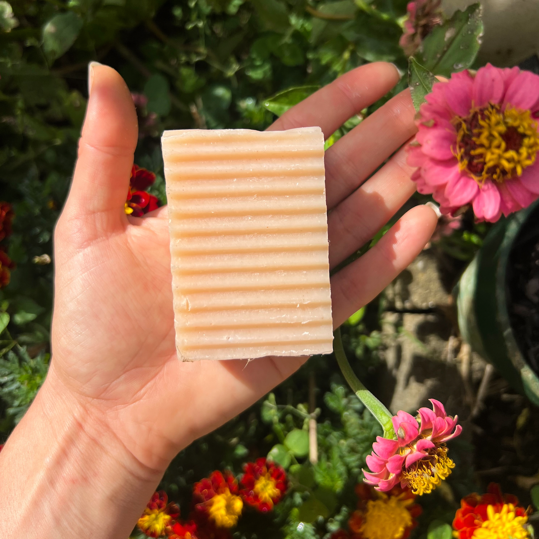 Patchouli & Pink Clay Natural Botanical Soap - Peachie Collective