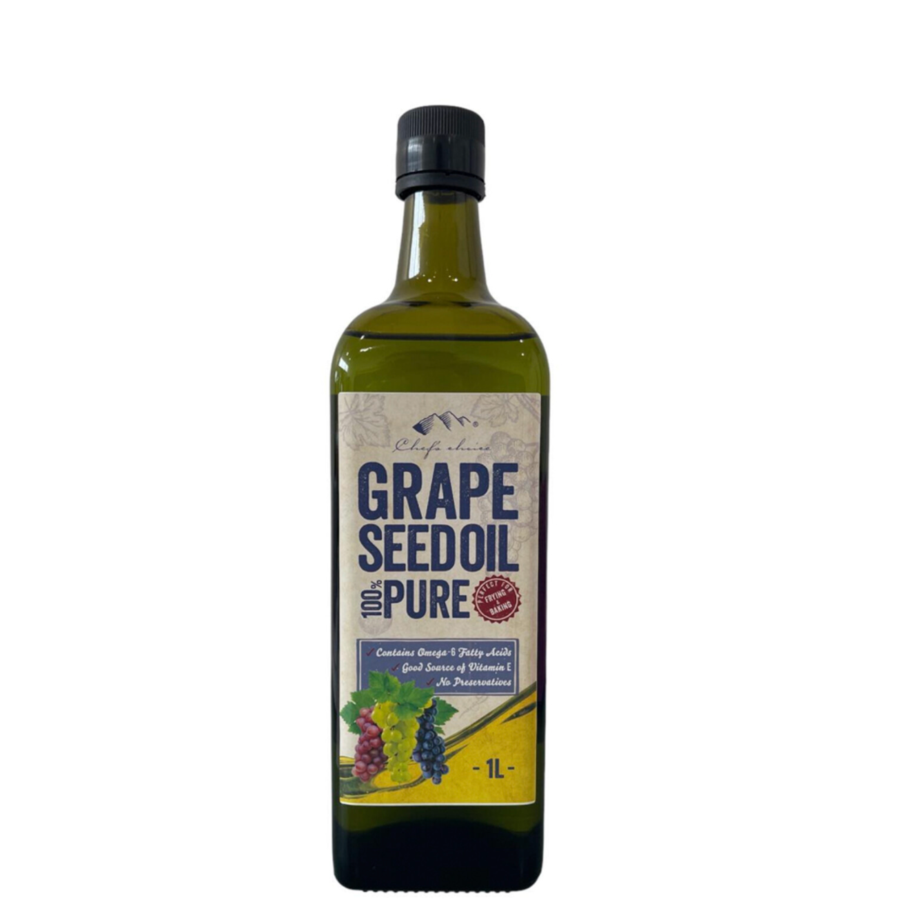 Grape Seed Oil 1L - Chef's Choice