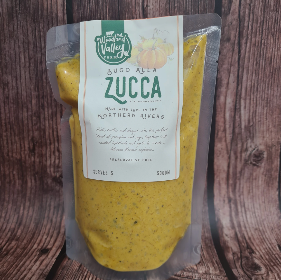 Pumpkin Zucca Pasta Sauce 500gm - LOCAL HANDMADE PASTA SAUCE