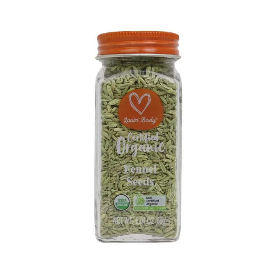 Organic Fennel Seeds 40g - Lovin Body