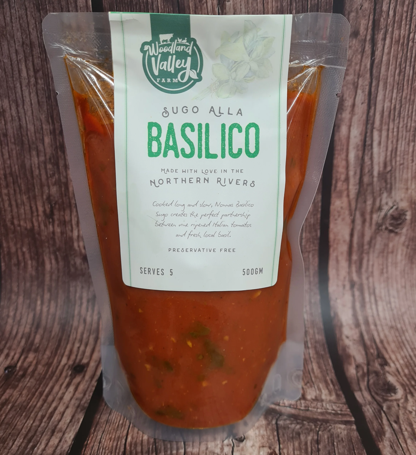 Basilico Pasta Sauce 500gm - LOCAL HANDMADE PASTA SAUCE