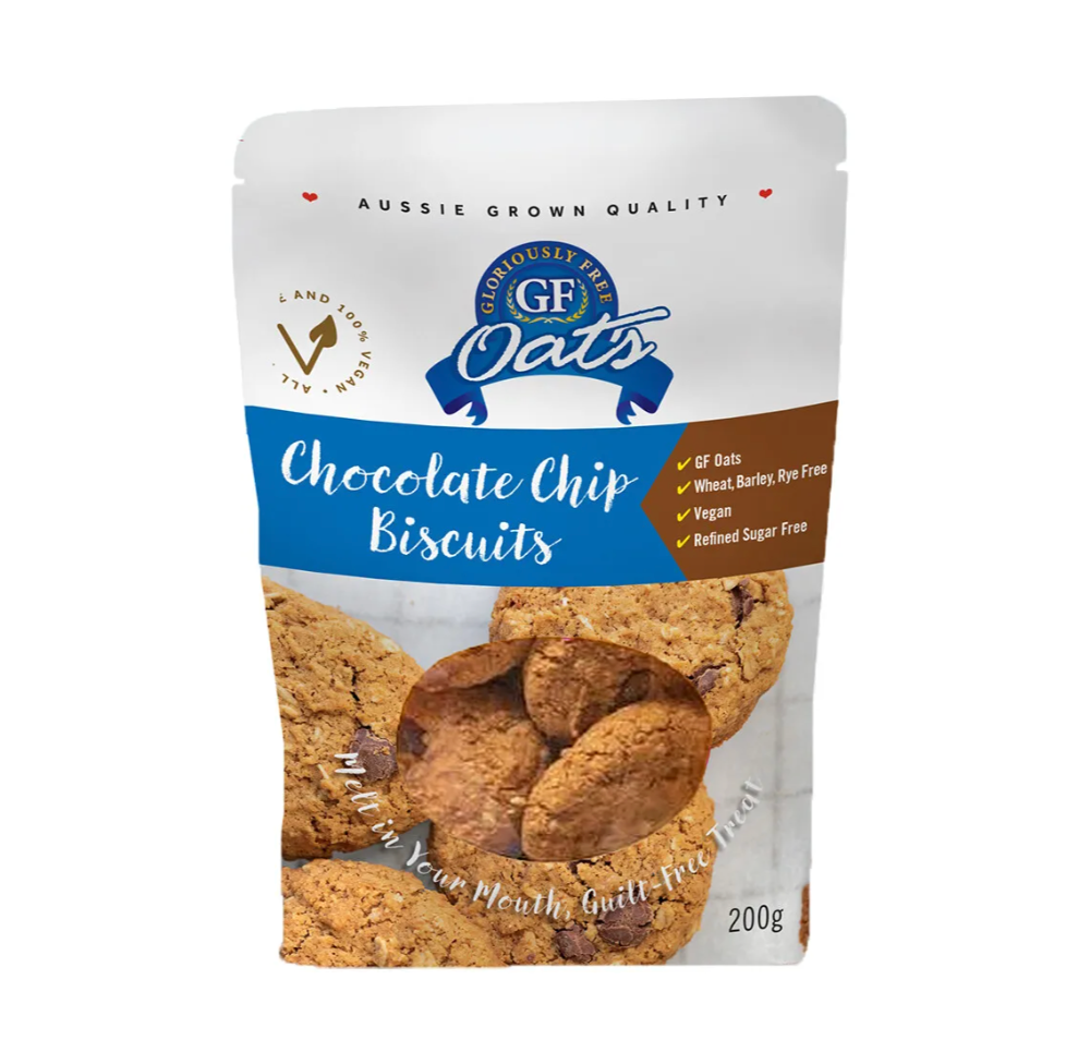 Choc Chip Biscuits 240g - Gloriously Free