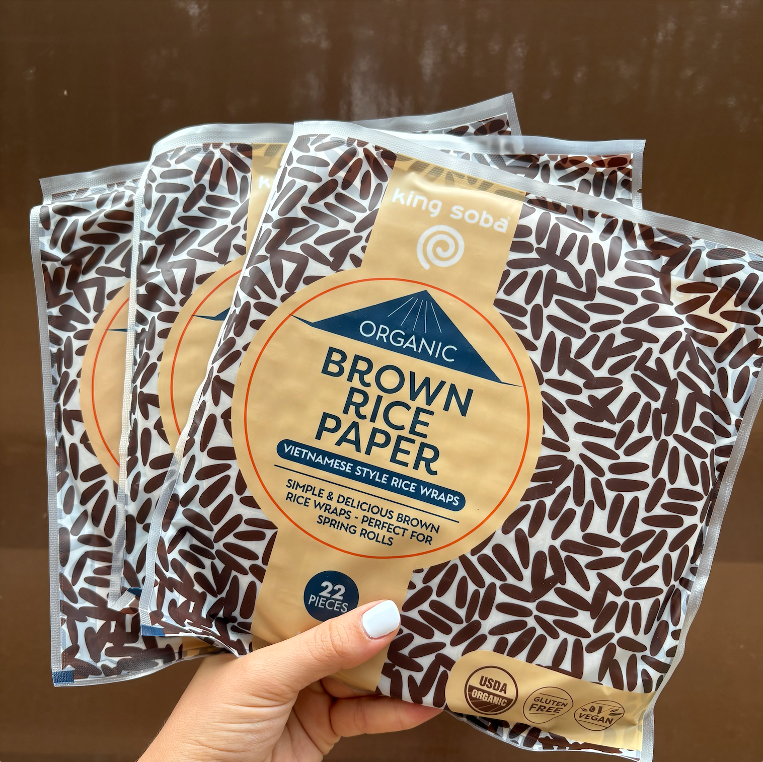 Organic Brown Rice Paper Wraps - King Soba Noodles