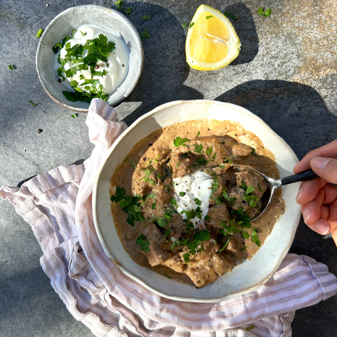 Beef Stroganoff Organic & GF - The Good Farm Shop (Serves 2)