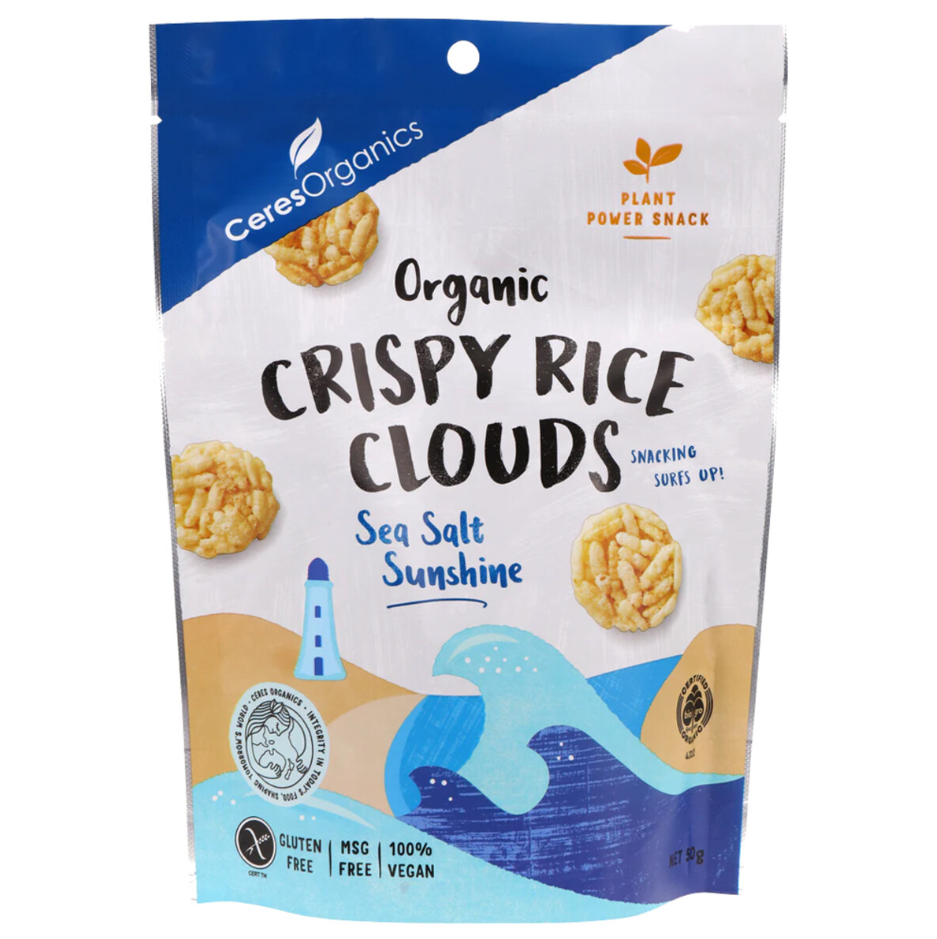 Organic Sea Salt Crispy Clouds 50g - Ceres Organics