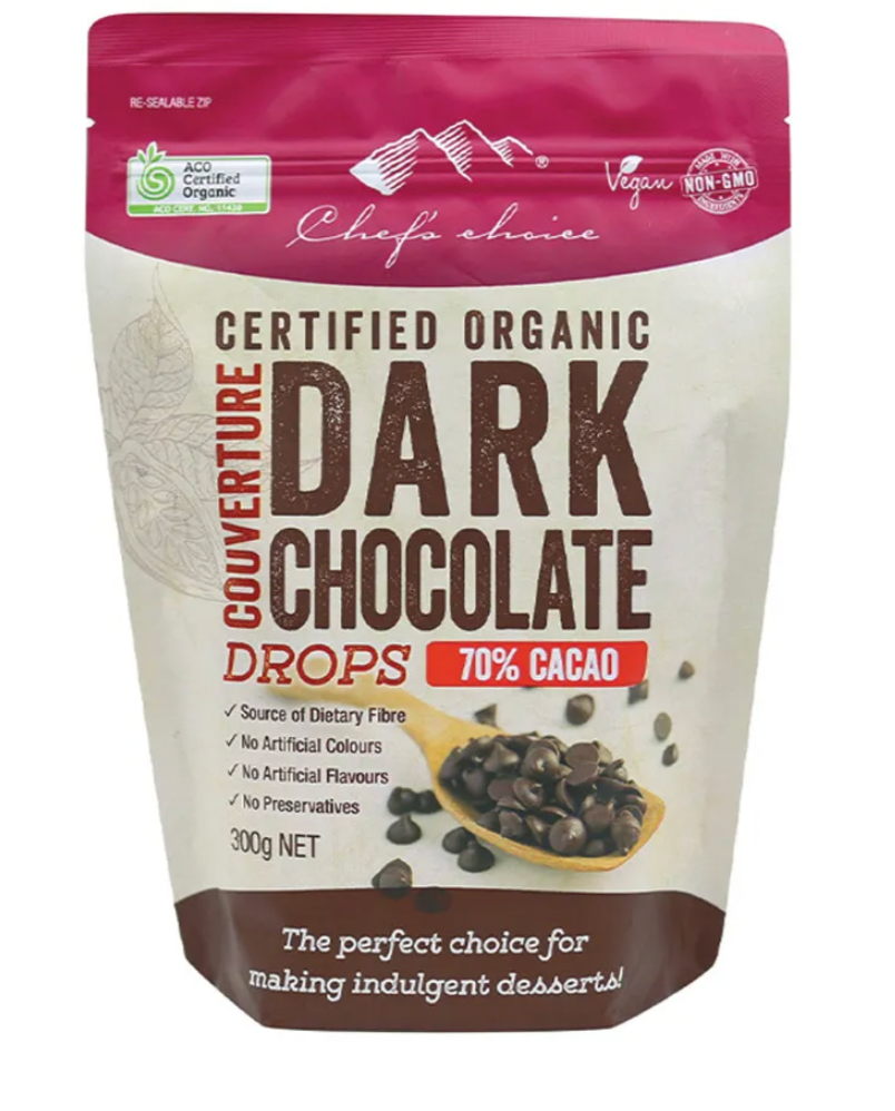 Organic Dark Chocolate Chips 70%