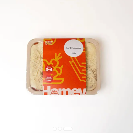 Lentil Lasagne Family Size - HOMEY - Ready To Enjoy Meals (Serves 3-4)
