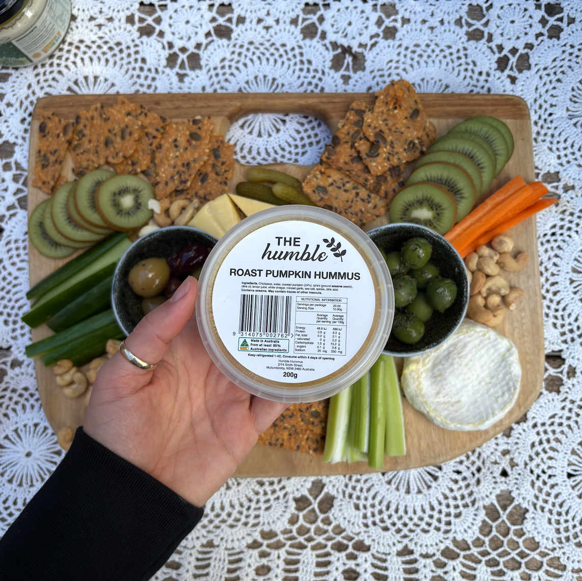 The Humble Roast Pumpkin Hummus 200g