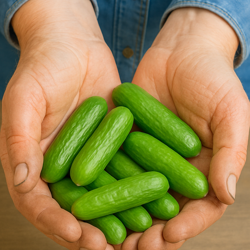 Cucumber Snacking Lebanese (smalls)- approx 400g Organically Grown Cucumbers