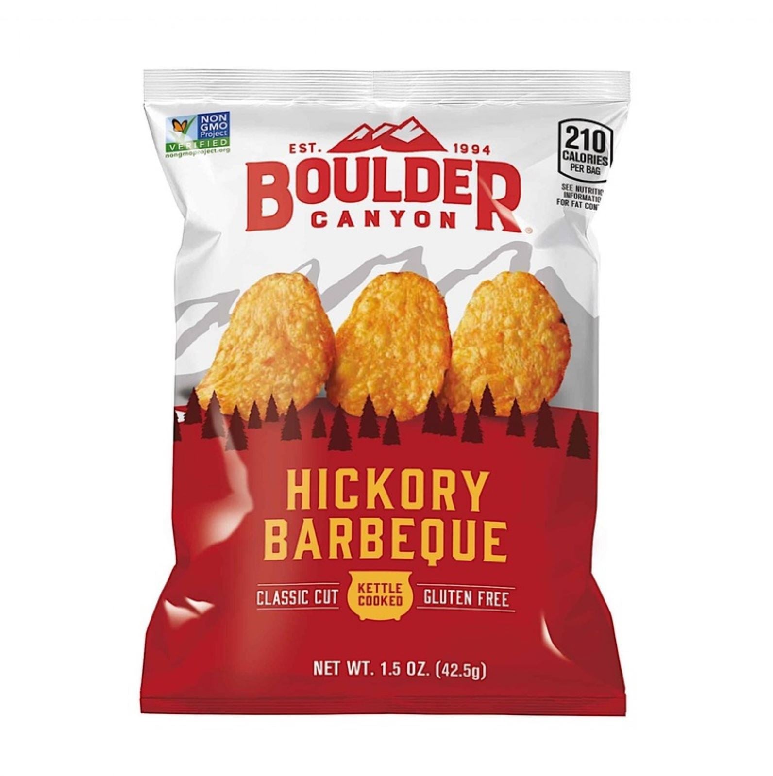 Hickory Barbeque Chips 142g - Boulder Canyon
