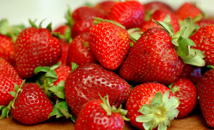 organic strawberries