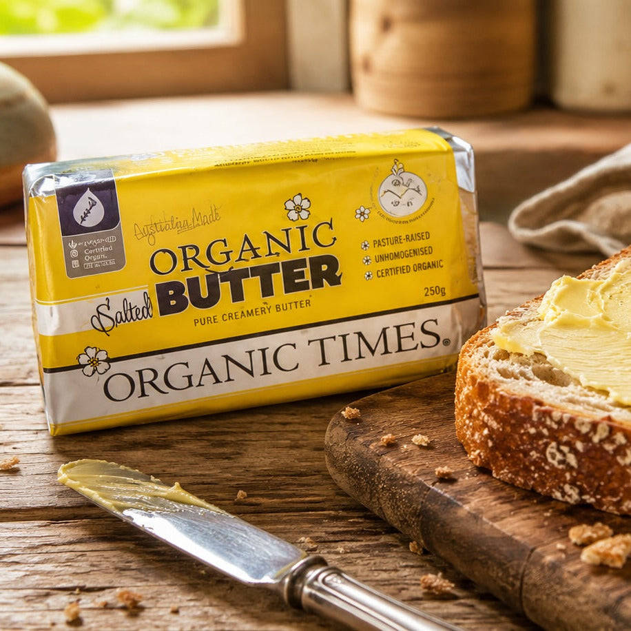 Organic Butter Salted 250g - Organic Times