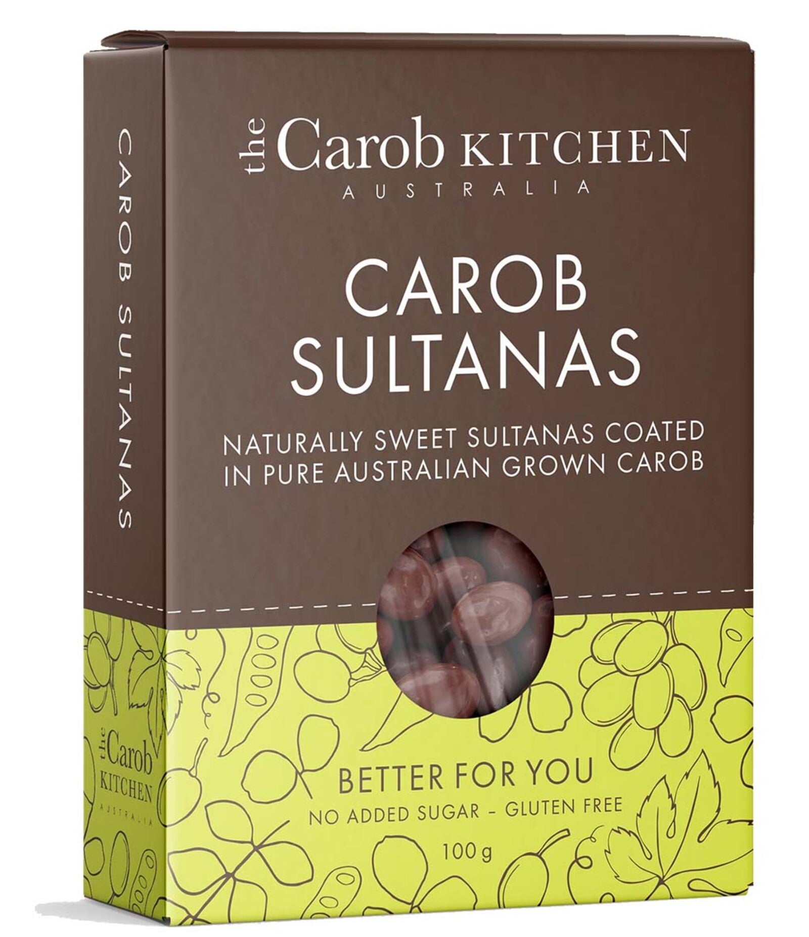 Carob Sultanas 100g - The Carob Kitchen