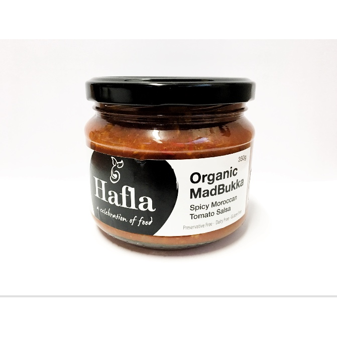 Organic MadBukka Spicy Salsa Hafla - 350g