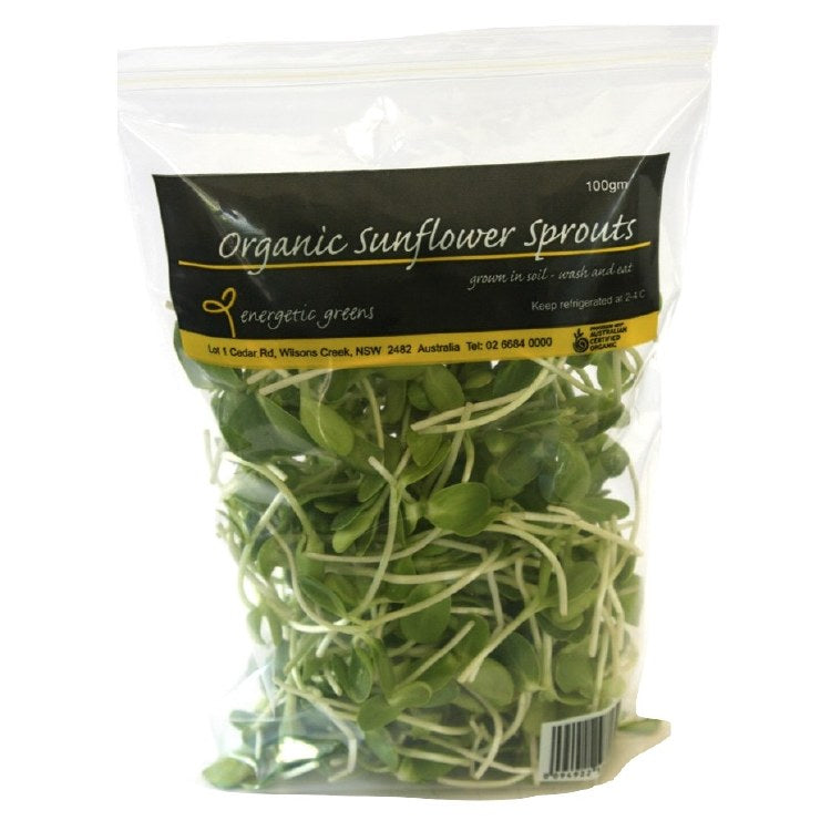 Sprouts - Certified Organic Sunflower Sprouts by Energetic Greens