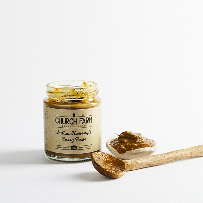 CHURCH FARM Homestyle Indian Curry Paste  180g