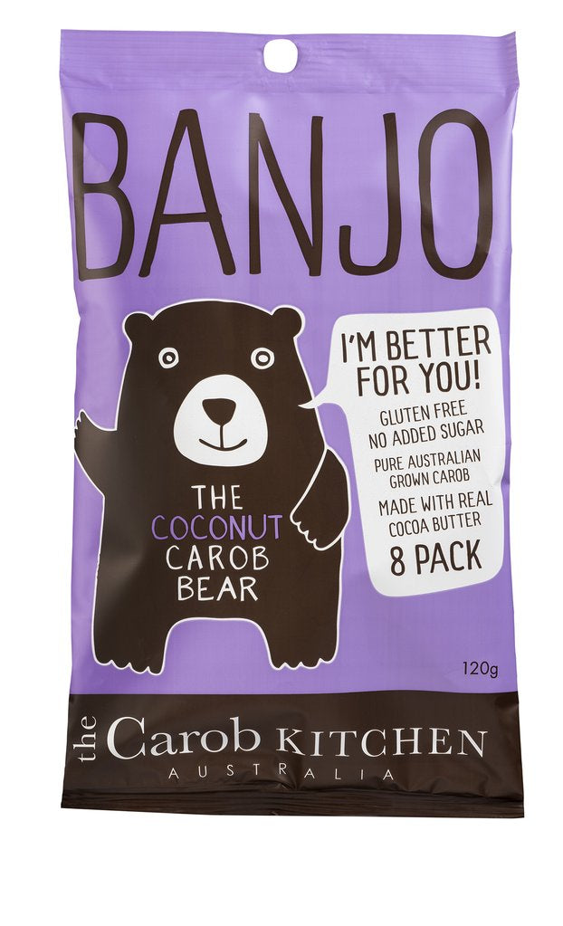 THE CAROB KITCHEN Banjo The Coconut Carob Bear MULTI PACK