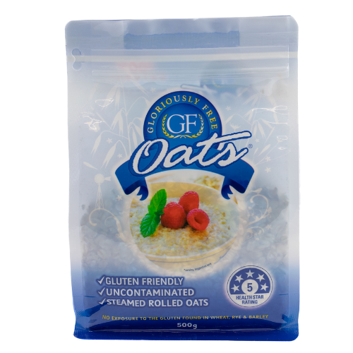 UNCONTAMINATED OATS Gloriously Free Uncontaminated Oats 500g