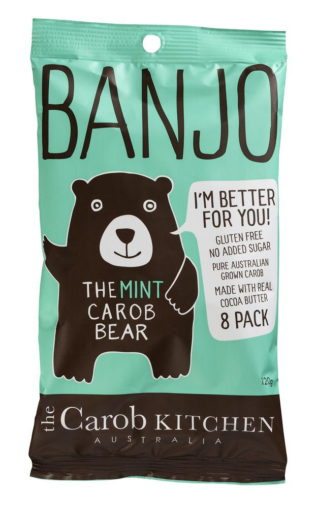 THE CAROB KITCHEN Banjo The Mint Carob Bear MULTI PACK