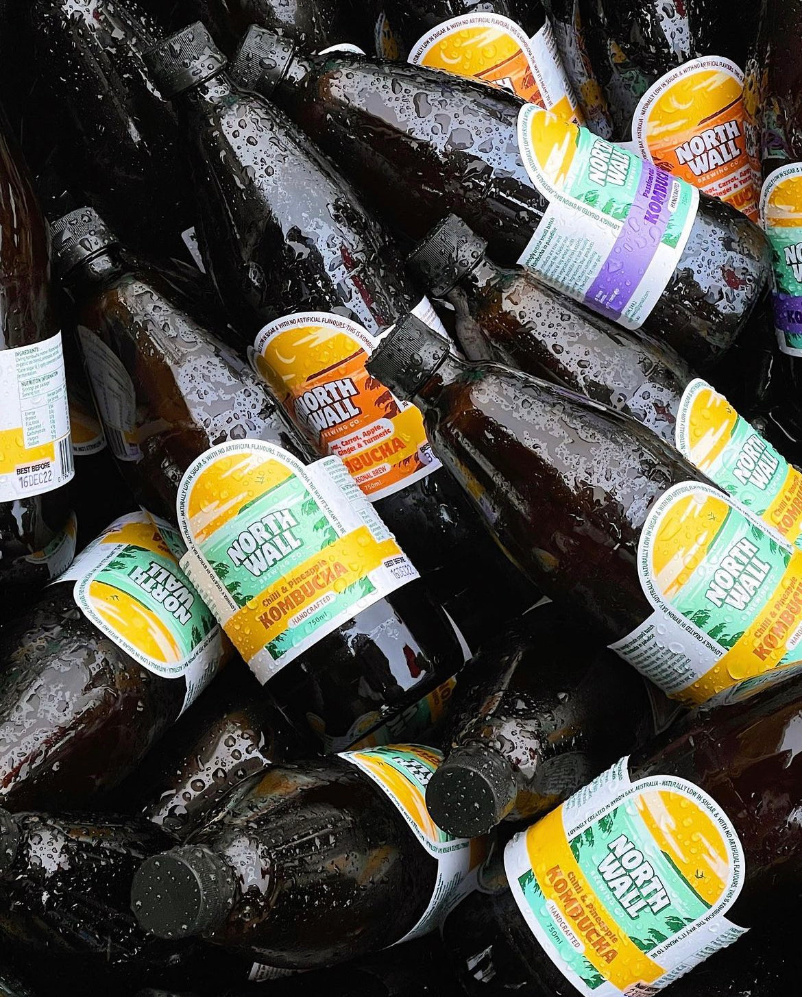 Kombucha 750ml (3 flavours!) - North Wall Brewing Co.